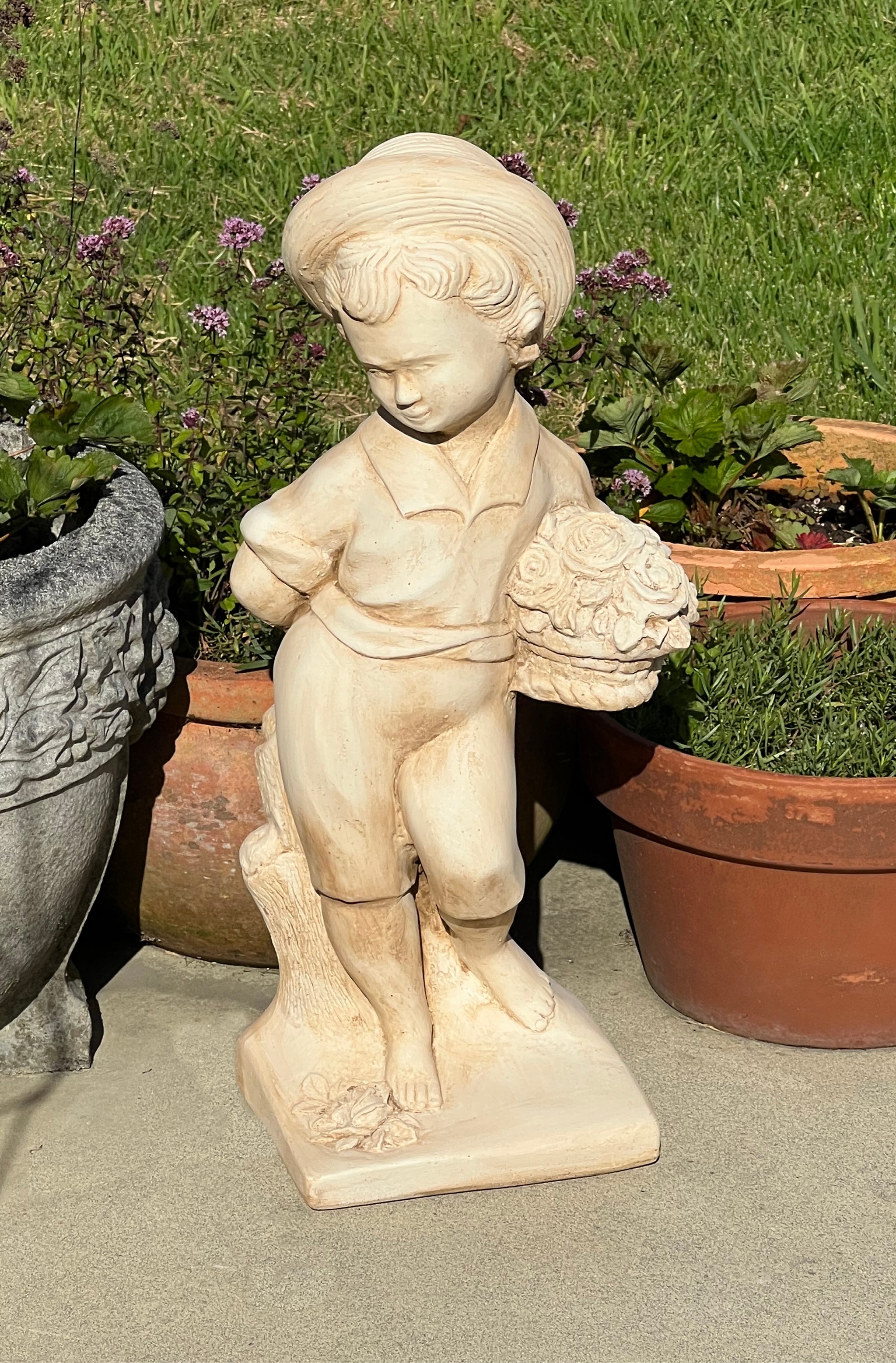 Faraway Garden Boy with Bouquet