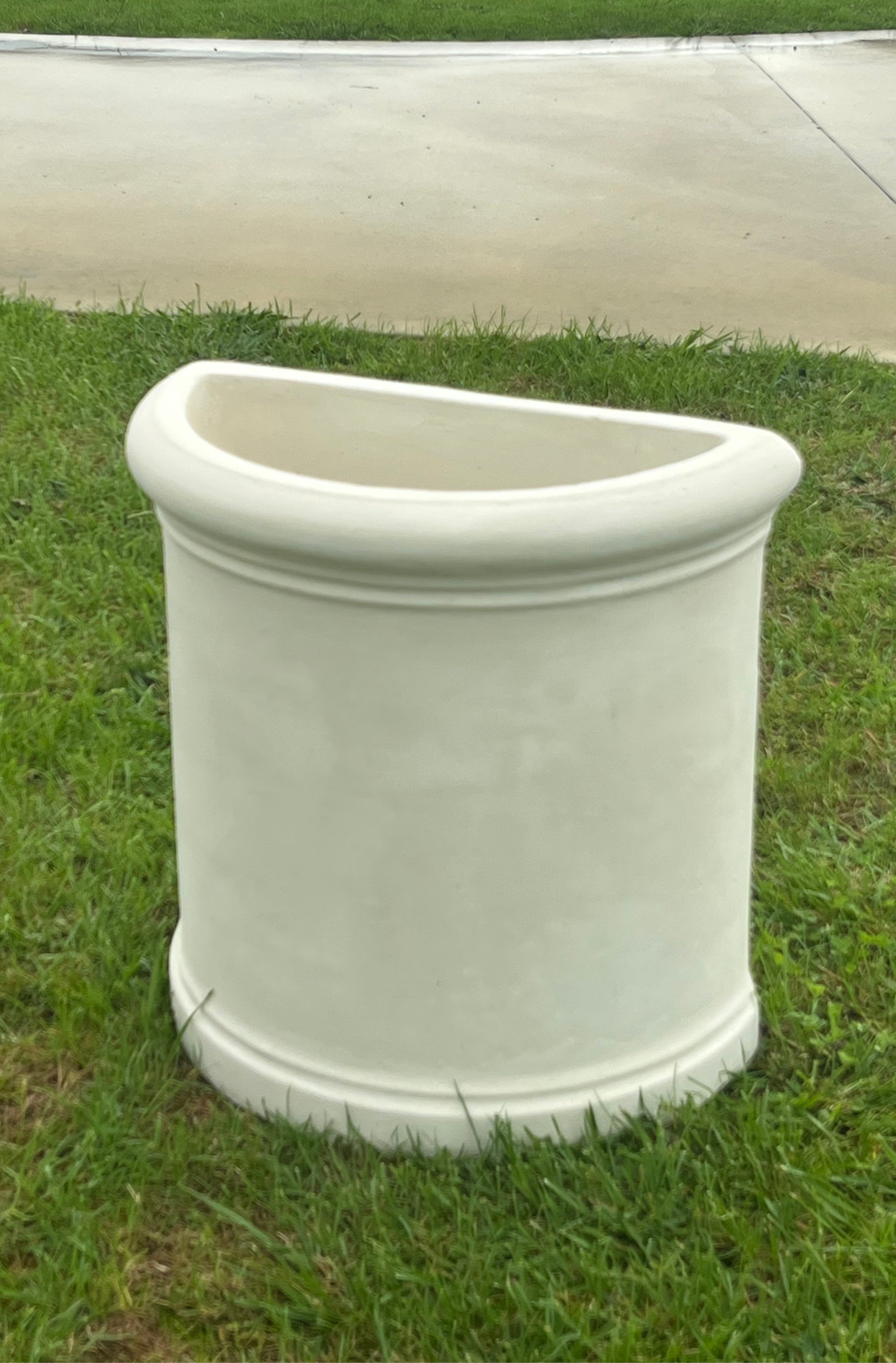 half round planter pots Faraway Garden Classic Half Round Planter