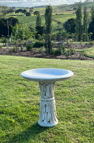 Faraway Garden Iris Bird Bath