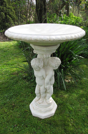 Faraway Garden Cherub Bird Bath