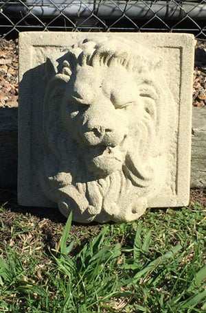 Faraway Garden Lion Head Wall Feature