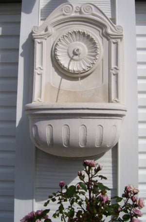 Faraway Garden Wall Fountain with Rosette