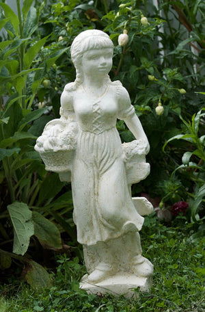 Faraway Garden Girl with Fruit Basket