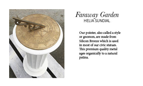 Our NZ Made Garden Sundials - Faraway Garden